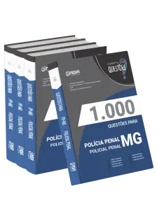 Livro 1.000 Questões Gabaritadas para a Polícia Penal MG - Policial Penal