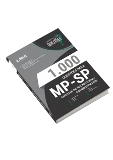 Livro 1000 Questões Gabaritadas para MP-SP - Auxiliar de Promotoria I