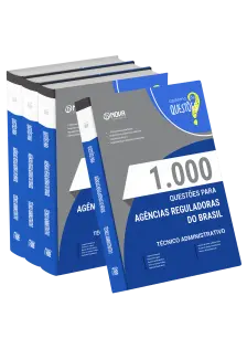 Livro 1.000 Questões Gabaritadas - Agências Reguladoras do Brasil - Técnico Administrativo