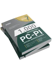 Livro 1.000 Questões Gabaritadas para o PC-PI - Oficial Investigador