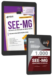 Combo Digital SEE-MG - Técnico da Educação - TDE