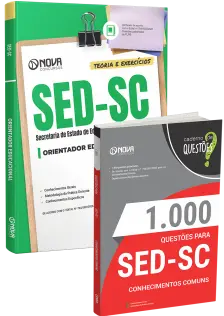 Combo SED-SC 2026 - Orientador Educacional