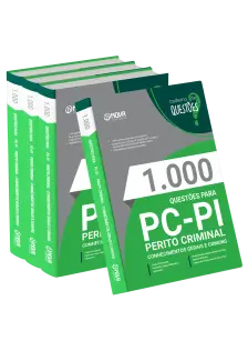 Livro 1.000 Questões Gabaritadas para o PC PI - Perito Criminal