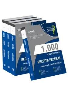 Livro 1000 Questões Gabaritadas para RF - Analista e Auditor Fiscal