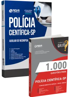 Combo Polícia Científica SP 2026 - Auxiliar de Necropsia