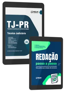 Combo TJ PR - Técnico Judiciário - Apostila + Redação (pós-edital)