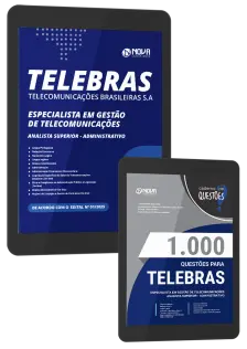 Combo Telebrás 2026 - Especialista em Gestão de Telecomunicações - Analista Superior – Administrativo.