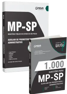 Combo MP-SP 2026 - Auxiliar de Promotoria I - Admin