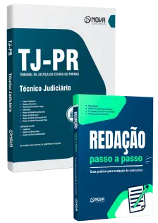 Combo Impresso TJ PR - Técnico Judiciário - Apostila + Redação (pós-edital)