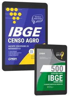 Combo IBGE Temporário 2026 - Censo Agro - Agente Censitário de Informática