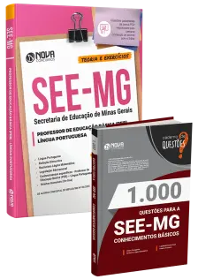 Combo Impresso SEE-MG - Professor de Educação Básica (PEB) - Língua Portuguesa