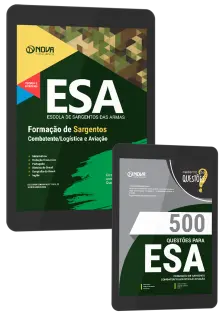 Combo ESA 2026 - Curso de Formação de Sargento - Área: Combatente/Logística e Aviação