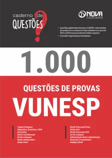 Livro 1.000 Questões Gabaritadas da Vunesp