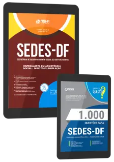Combo SEDES-DF 2026 - Especialista em Desenvolvimento e Assistência Social (EDAS) - Direito e Legislação