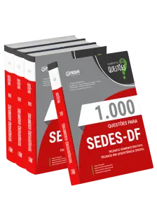 Livro 1000 Questões Gabaritadas para SEDES - Técnico em Assistência Social