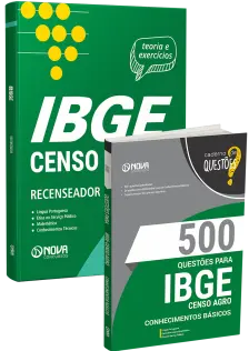 Combo IBGE Temporário 2026 - Censo Agro - Recenseador