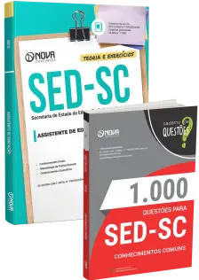 Combo SED-SC 2026 - Assistente de Educação