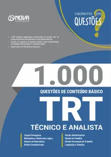 Livro 1.000 Questões Gabaritadas de Conteúdo Básico - TRT - Técnico e Analista