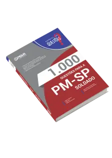 Livro 1000 Questões Gabaritadas para PM-SP - Soldado