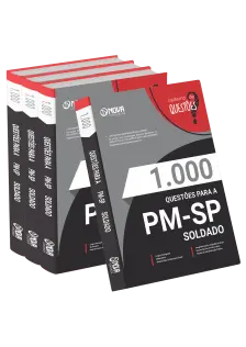 Livro 1.000 Questões Gabaritadas para PM-SP - Soldado PM - 2ª Classe