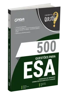 Combo ESA 2026 - Curso de Formação de Sargento - Área: Combatente/Logística e Aviação
