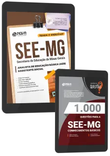 Combo SEE-MG - Analista de Educação Básica (AEB) - Assistente Social