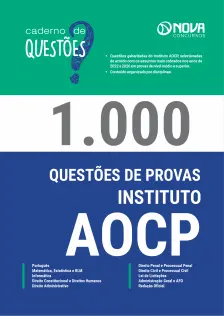 Livro 1.000 Questões Gabaritadas do Instituto AOCP
