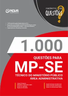 Livro 1.000 Questões Gabaritadas para o MP-SE - Técnico do Ministério Público - Área Administrativa