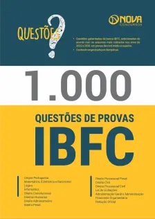 Livro 1.000 Questões Gabaritadas da IBFC