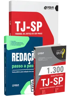 Combo TJ-SP 2026 - Escrevente Técnico Judiciário (3 em 1)