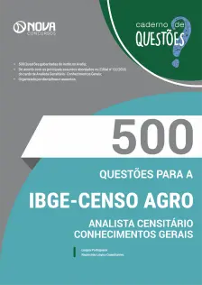 Livro 1000 Questões Gabaritadas para IBGE Temporário - Analista Censitário - Conhecimentos Gerais