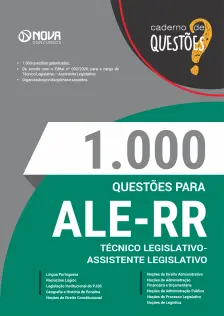 Livro 1000 Questões Gabaritadas para ALE-RR - Técnico Legislativo - Assistente Legislativo