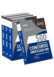Livro 500 Questões Gabaritadas para Unificado RN - Conhecimentos Comuns