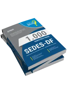 Livro 1000 Questões Gabaritadas para SEDES-DF - Especialista em Desenvolvimento e Assistência Social (EDAS)