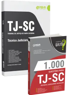 Combo TJ-SC 2026 - Técnico Judiciário Auxiliar