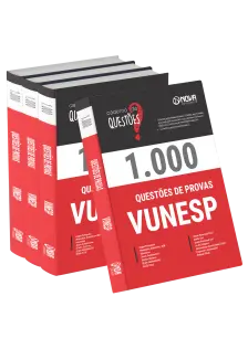 Livro 1.000 Questões Gabaritadas da Vunesp