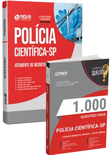 Combo Polícia Científica SP 2026 - Atendente de Necrotério
