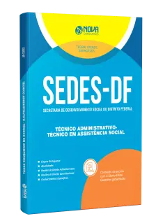 Combo SEDES-DF 2026 - Técnico Administrativo - Técnico em Assistência Social