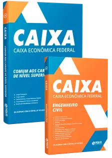 Combo CAIXA 2025 - Apostila Engenheiro Civil - Conhecimentos Específicos + Apostila Comum Nível Superior