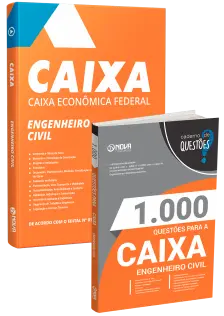 Combo CAIXA 2025 - Engenheiro Civil - Conhecimentos Específicos