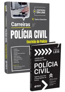 Combo Impresso Carreiras PC - Escrivão de Polícia