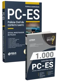 Combo PC-ES 2025 - Oficial Investigador de Polícia