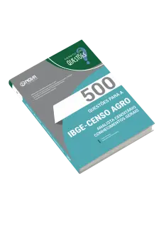 Livro 1000 Questões Gabaritadas para IBGE Temporário - Analista Censitário - Conhecimentos Gerais