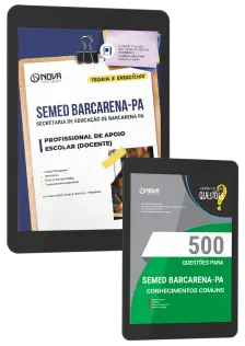 Combo SEMED Barcarena-PA 2026 - Profissional de Apoio Escolar (Docente)