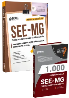 Combo SEE-MG - Analista de Educação Básica (AEB) - Assistente Social