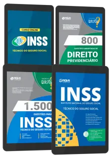 Combo Preparação Completa INSS - Técnico do Seguro Social (Digital)