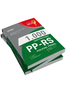 Livro 1000 Questões Gabaritadas para PP-RS - Policial Penal