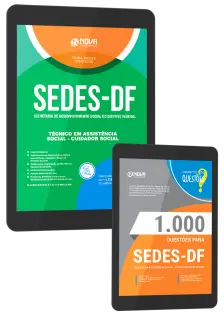 Combo SEDES-DF 2026 - Cuidador Social