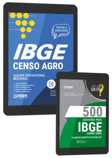 Combo IBGE Temporário 2026 - Censo Agro - Agente Operacional Regional