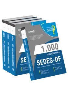 Livro 1000 Questões Gabaritadas para SEDES-DF - Especialista em Desenvolvimento e Assistência Social (EDAS)